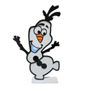 Display Frozen Anna, Elsa e Olaf em MDF