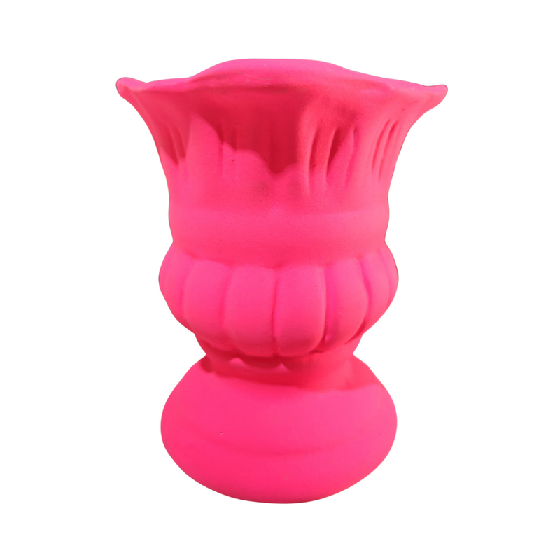 Vaso Flor De Cerâmica 15x13cm