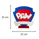 Display Patrulha Canina em MDF para Decoração de Festa