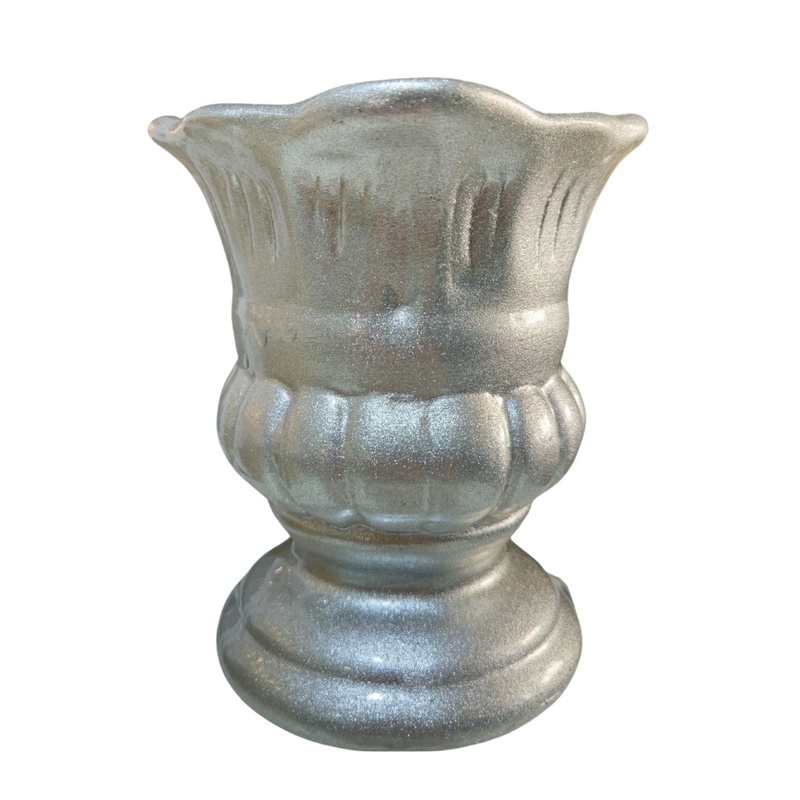 Vaso Flor De Cerâmica 15x13cm