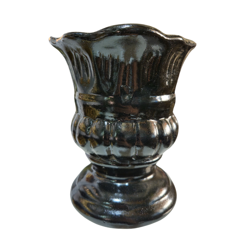 Vaso Flor De Cerâmica 15x13cm