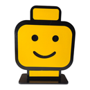 Display LEGO em MDF – Modelos Rosto, Bloco e Boneco