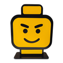 Display LEGO em MDF – Modelos Rosto, Bloco e Boneco
