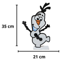 Display Frozen Anna, Elsa e Olaf em MDF