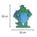 Display Decorativo Monstros S.A em MDF