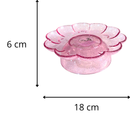 Bandeja e Boleira Flower Reforçada