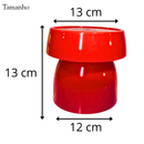 Boleira Cogumelo Pequena 13x12x13cm