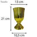 Vaso de Plástico Desmontável 21x13cm