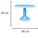 Boleira Plástico Desmontável Cake