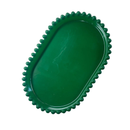 Bandeja de Plástico Borda Redonda Design Bolinhas 20x13cm