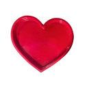 Bandeja Coração de Plástico 20x22cm