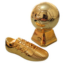 Kit Chuteira de Acrílico + Troféu de Plástico para Decoração de Festa